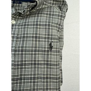 Polo Ralph Lauren Men's L Slim Fit Stretch Oxford Dress Shirt Multicolored Check